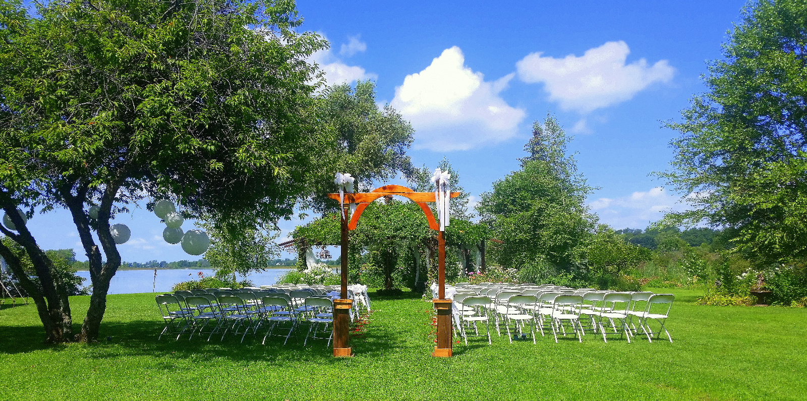 Our portable Archway is often used as the entrance to the Isle